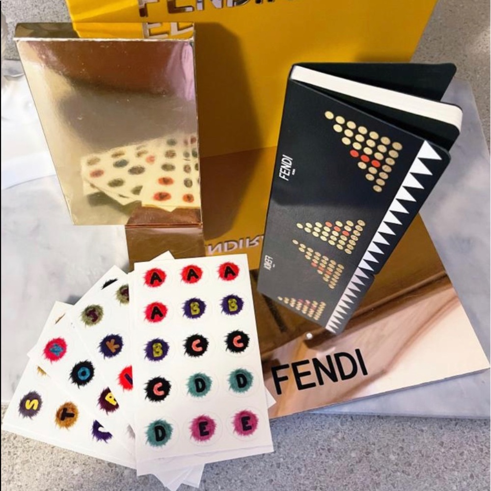 Authentic Fendi ULTRA RARE Leather Journal Set - Picture 2 of 11